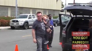 Tom Arnold outside Smashbox Studios in Culver City