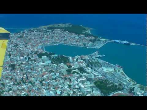 Flying over Mytilini,