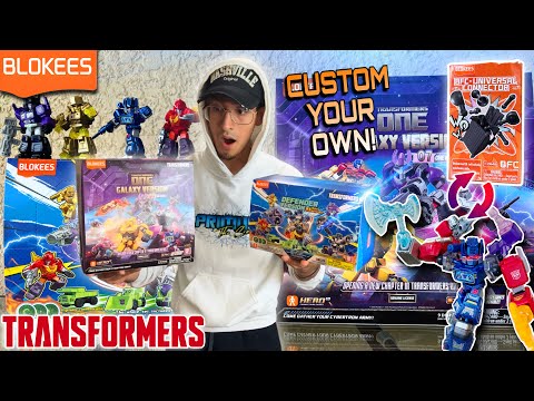 NEW BLOKEES ARE HERE🔥+ YOU CAN CUSTOM YOUR OWN NOW🤯!? (Unboxing Video) #transformers