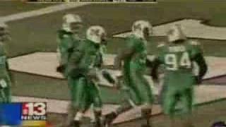 Marshall Thundering Herd - Spillman INT TD vs Memphis 2006