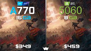 Arc A770 16Gb Vs Rtx 5060 8Gb Tested In 10 Games 1080P