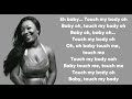 Josey feat Afro b touch my body (Paroles/lyrics)