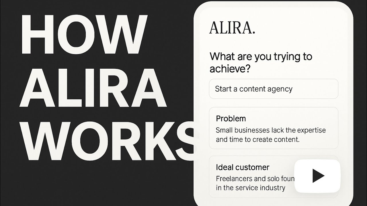 How to use ALIRA. - YouTube