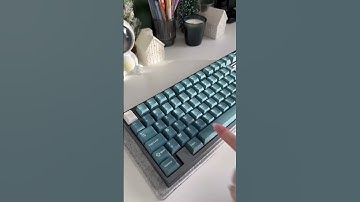 Drop DCX Permafrost keycaps going on the Glacier #asmr #shorts #keyboard #customkeyboard