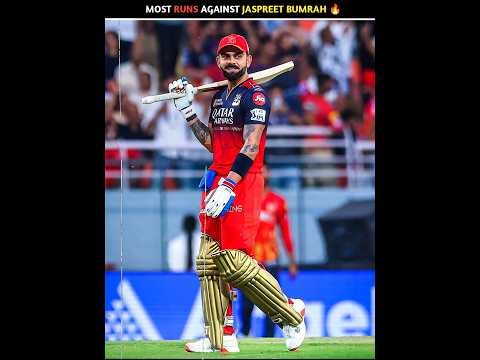MOST RUNS AGAINST JASPREET BUMRAH 🔥 || #cricket #shorts #viratkohli #shortvideo