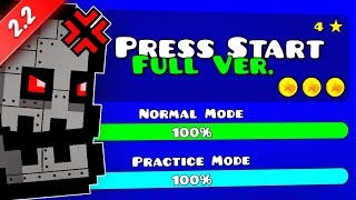 Fixed On 22 Press Start Full Version By Music Sounds Geometry Dash 22