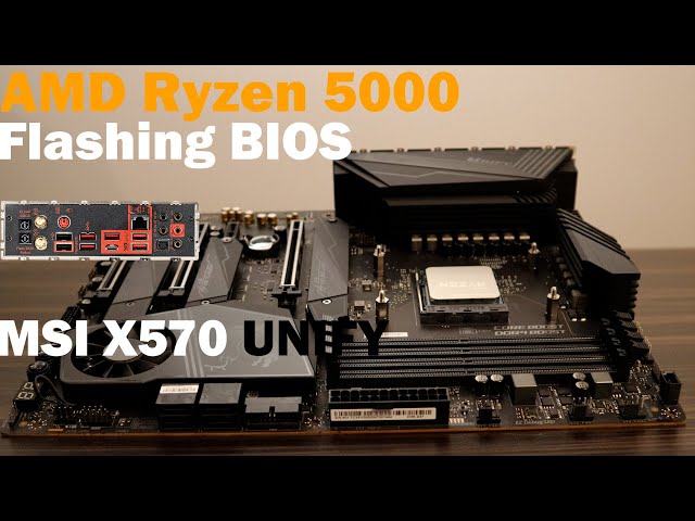 MSI X570 Unify UPDATE BIOS AMD Ryzen 5000 CPU not detected - YouTube