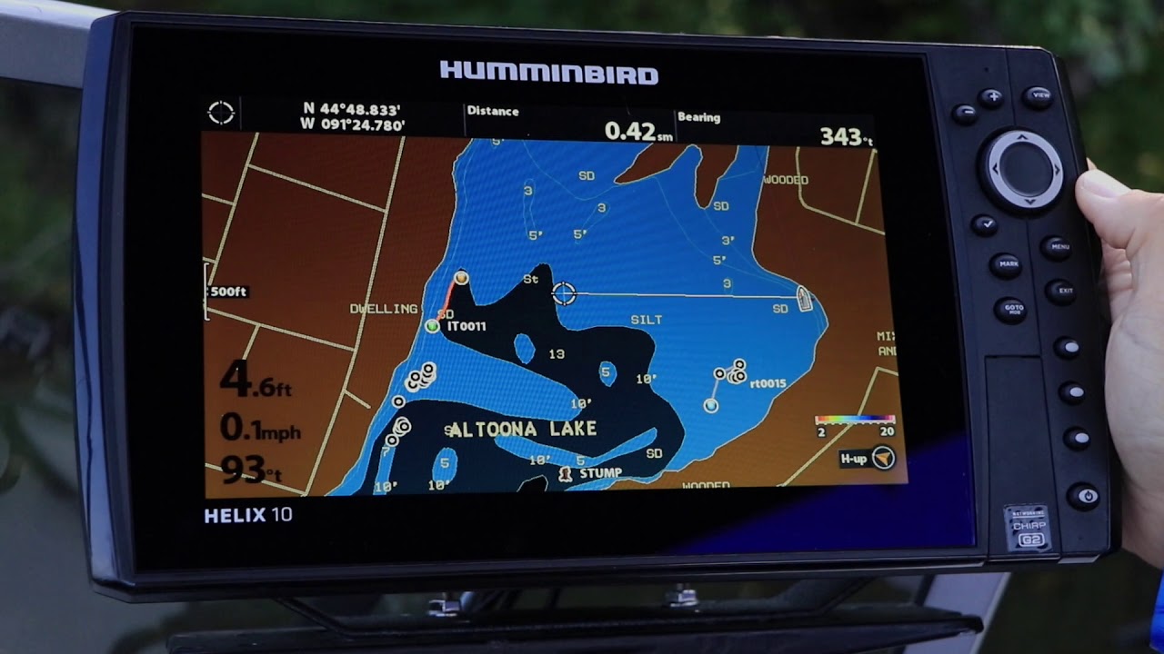 Humminbird HELIX How To: Chart Detail Level - YouTube