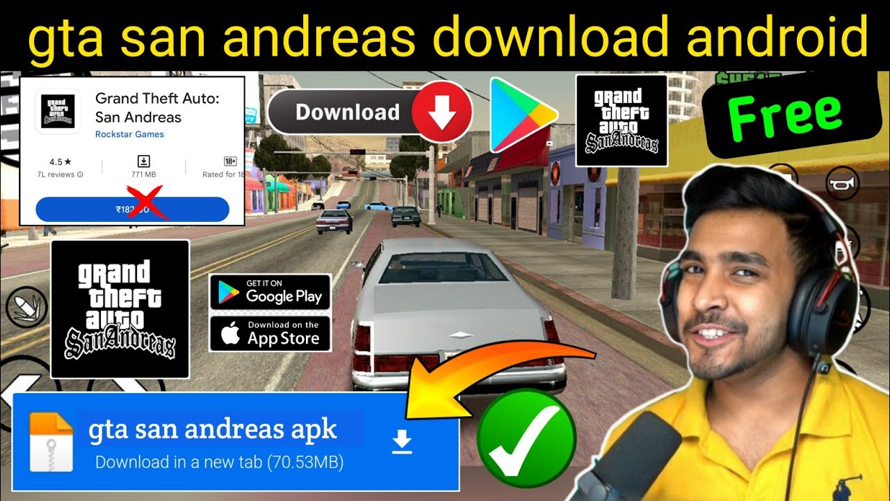 Baixar GTA San Andreas Free APK para Android