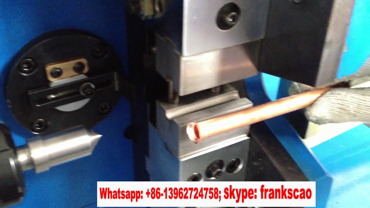 copper tube end flaring machine YouTube
