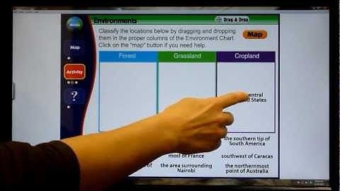 Map Skills: The World Interactive Whiteboard Software