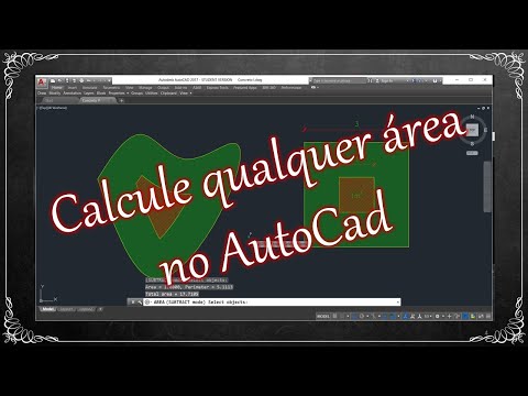 Vídeo: Como Calcular A área No AutoCAD