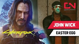 Cyberpunk 2077 John Wick Easter Egg Reference Location