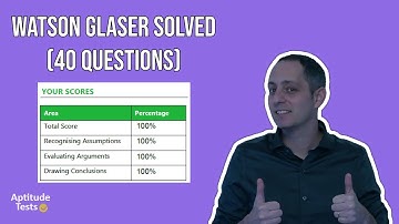 Full-Length Real Watson Glaser Test SOLVED (40 Questions)