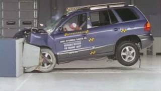 2001 Hyundai Santa Fe moderate overlap test
