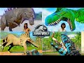 Human Hunting Animations of All Carnivore Dinosaurs - Jurassic World Evolution