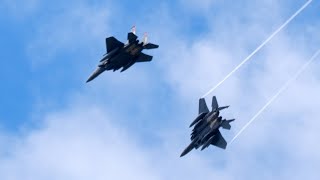 2024 First State Airshow - F-15E Strike Eagle Arrivals