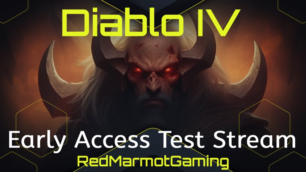 Diablo IV - Early Access Test Stream - YouTube