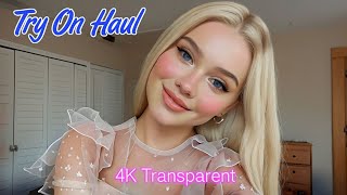 4K See-Through Transparent Try-On Haul Micro Transparent Lingerie & Bikini Try-On Haul 2025