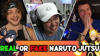 REAL OR FAKE NARUTO JUTSU CHALLENGE (ft. @LilChinq & @iShinobi)