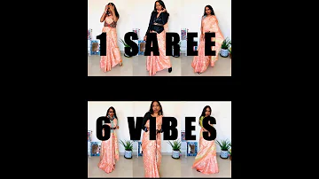 1 Saree styled for 6 different vibes | Monamaggi