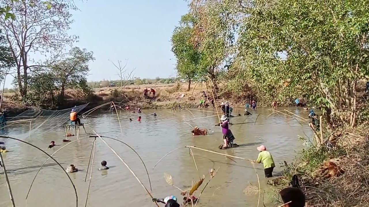 บัตร20บาทคุ้มค่ามาก #ยกยอ #หาปลา