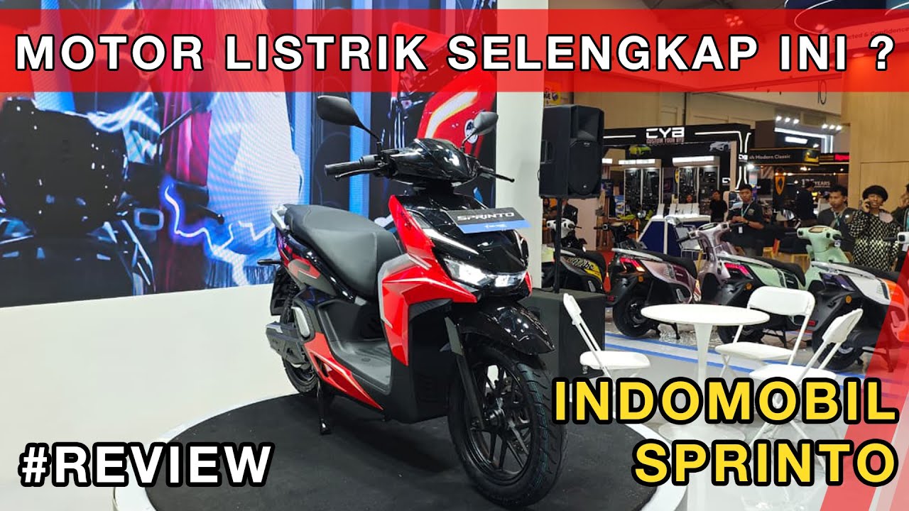 SIAP LIBAS KOMPETITOR MOTOR LISTRIK !!! INI DIA INDOMOBIL SPRINTO REVIEW