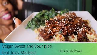 Vegan Sweet and Sour Ribs feat Juicy Marbles!
