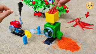 diy tractor making flour mill machine science project || flour mill 04 || @KeepVilla || @MiniTheQ