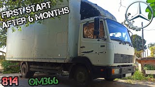 First Engine Start After 6 Months Mercedes 814 Om366 6 0 Diesel