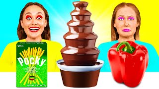 Chocolate Fountain Challenge | Amazing Kitchen Recipes by KaZaZa