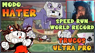 RECORD MUNDIAL en CUPHEAD modo HATER | LOS TRUCOS DE UN PRO ULTRA INSTINTO