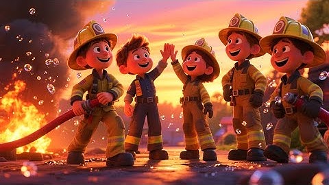 👩‍🚒 Em Muốn Làm Lính Cứu Hỏa 🔥 | Bài Hát Thiếu Nhi Vui Nhộn 2025 🎶 Bé Yêu Học Làm Người Hùng