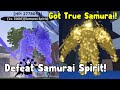 Unlocked True Samurai Spirit! Defeat Samurai Spirit Boss! - Shindo Life Roblox