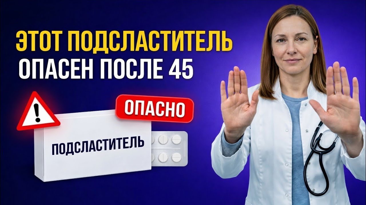 Этот подсластитель опасен после 45 лет! Вы едите его каждый день»
