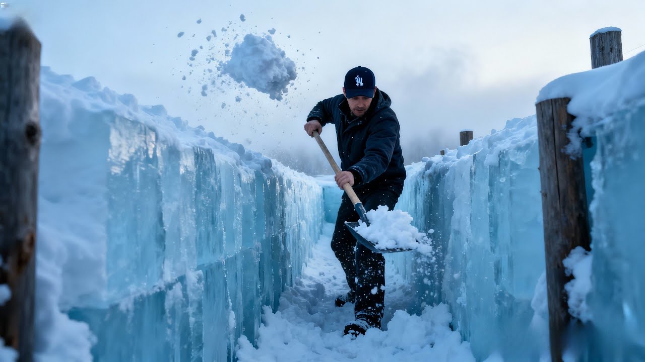 Building a Shelter in Deep Arctic Snow