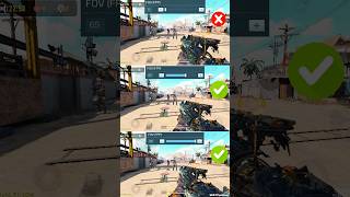 ✅Best FOV Settings For COD MOBILE #shorts #trending #codm