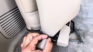 Fixing stuck 3rd row seats on 100 series Land Cruiser and LX 470