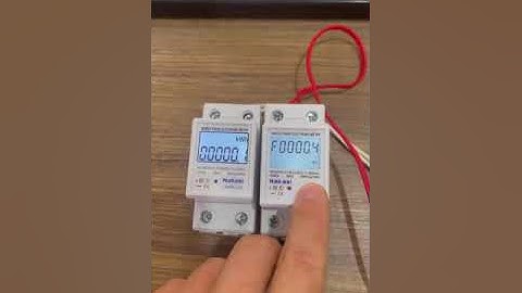 Công tơ điện tử 1 pha Nakasi - Đồng hồ đo công suất tiêu thụ điện sinh hoạt phòng trọ, hộ gia đình