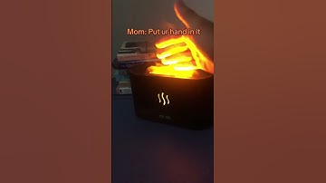 HOW IS IT NOT BURNING???? Link in bio! 🔥 #shorts #products #flame #humidifier #decoration #home