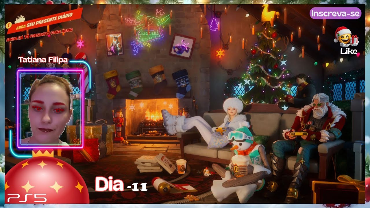 Fortnite - Capítulo Sete Presentes de Natal PS5 Dia - 11🥰🥰