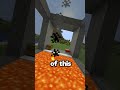 Minecraft&#39;s impossible lava challenge #shorts