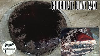 chocolate glaze cake|| step by step|| farhana's kitchen