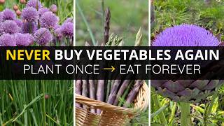 9 Perennial Crops That GROW FOREVER (Never Replant Again!)