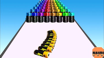 NOOB vs PRO vs HACKER vs GOD in Battery Run 3D!