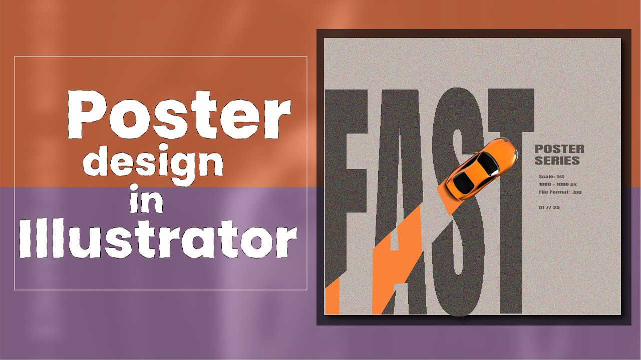 How to Design a Social Media Post in Adobe Illustrator - YouTube