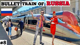 Indian Travelling in Bullet Train of Russia 🇷🇺|Business Class mai Yatra 😍🇷🇺