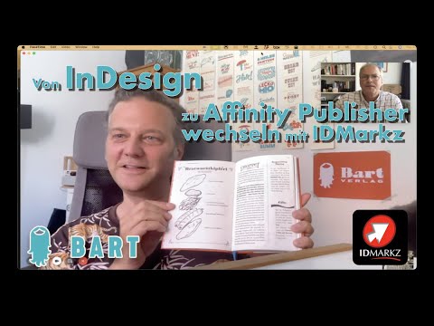 Von InDesign zu Affinity Publisher wechseln mit IDMarkz  - Rezension vom Bart Verlag