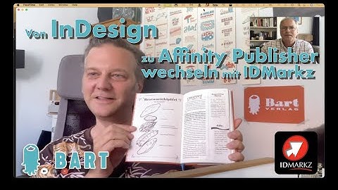Von InDesign zu Affinity Publisher wechseln mit IDMarkz  - Rezension vom Bart Verlag