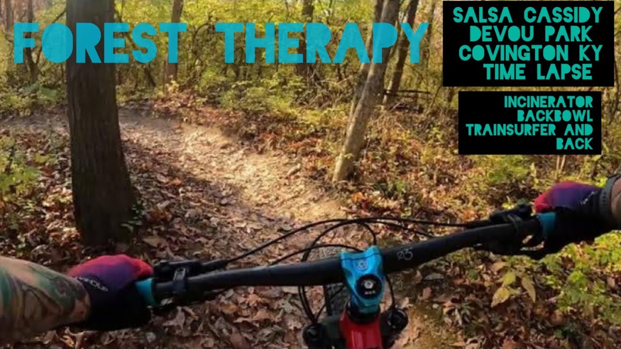 SALSA CASSIDY Devou Park Trails Covington KY  - Incinerator, Back Bowl, Trainsurfer - MTB LOG 111023